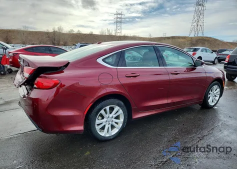 2016 Chrysler 200 Limited z USA, uszkodzony, nr VIN 1C3CCCAB7GN120059